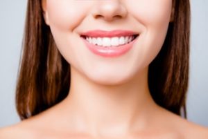 Woman smiling